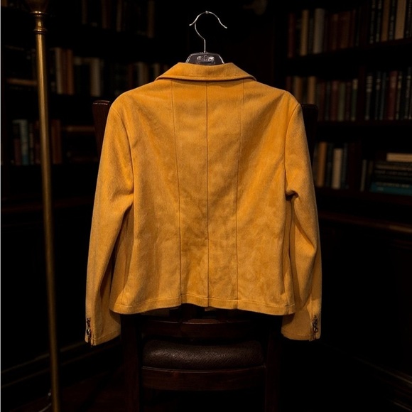 BAGATELLE COLLECTION NY LG STREETWEAR SPORTY JACKET POCKETS ZIPS SUEDE FEEL - Picture 3 of 8